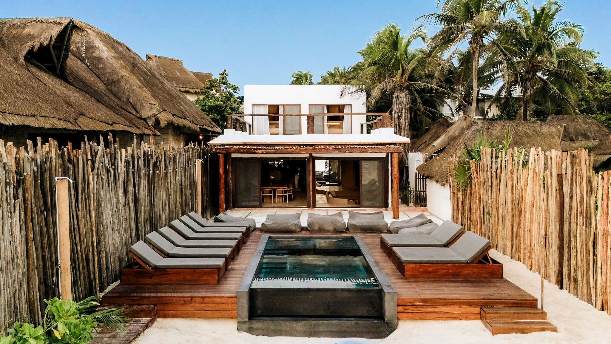 Beachfront Villa in Tulum