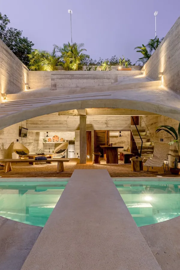 Brutalist Home in Puerto Escondido